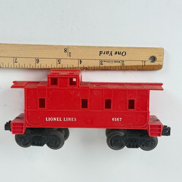 Lionel Vintage O Gauge 3 Coal Cars 9031, 9033,1002 & Caboose 6167 - Picture 9 of 10
